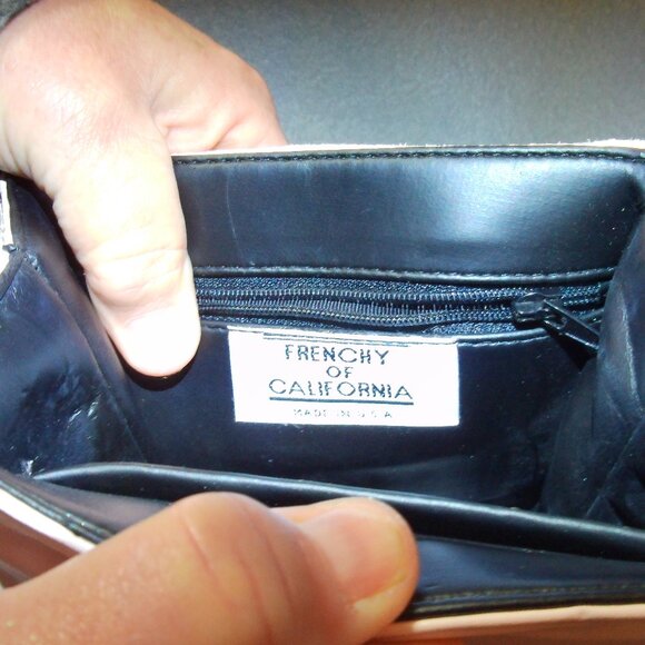 Frenchy of California- Pink Leather Evening Bag - Picture 3 of 3